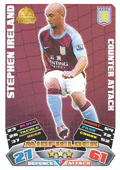 Stephen Ireland Aston Villa 2011/12 Topps Match Attax #27